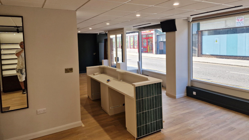 Commercial Painting - Shops - SAS Decorators